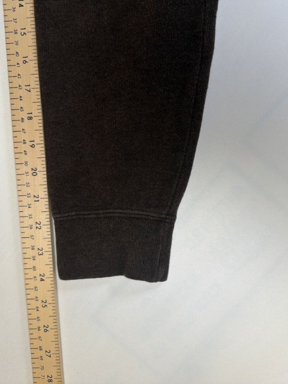Polo Ralph Lauren Mens Size L Brown 100% Cotton 1/4 Zip Pullover Sweater - Picture 8 of 9